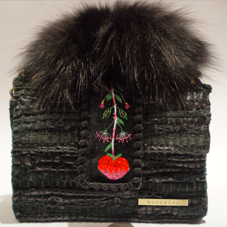 Kooreloo Black Fox Grip Patch Fuchsia-0
