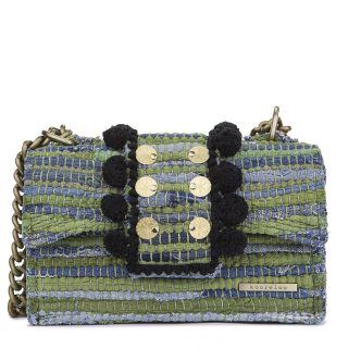 Fabric Shoulder Bag - New Yorker Soho Green Jeans-0