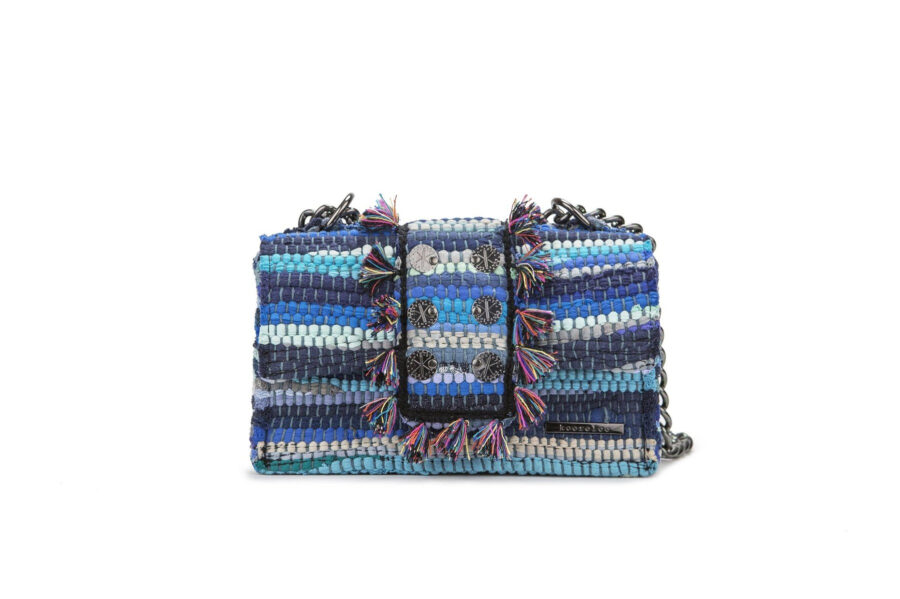 Fabric Shoulder Bag - New Yorker Soho Aegean Blue-0