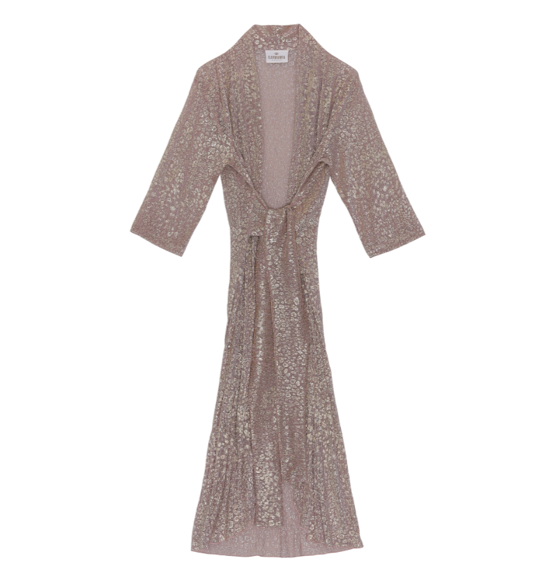 Karmamia Hailey Wrap Kimono – Blush Leo Gold-0