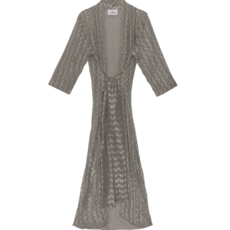 KARMAMIA Hailey Wrap Kimono Beige Gold-0