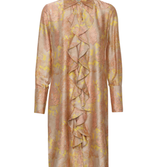 KARMAMIA Medallion Ruffle Kimono (short)-0