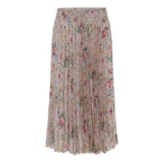 KARMAMIA Blush Bloom Plisse Skirt (mid)-0