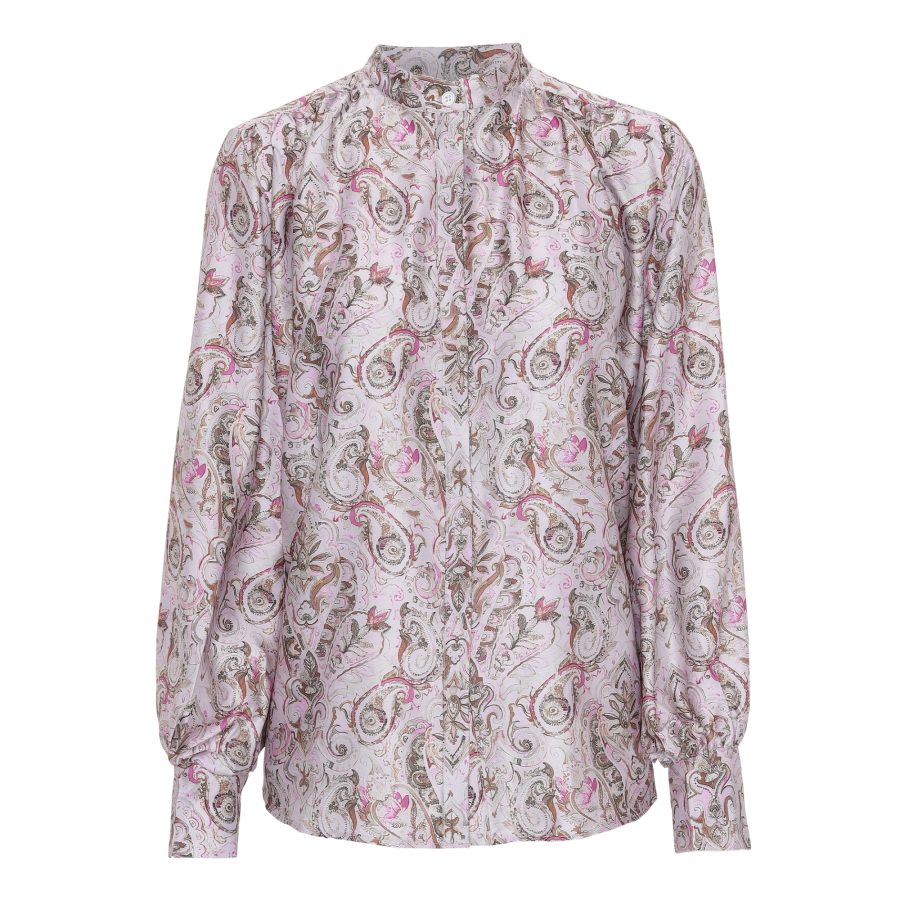 KARMAMIA CORNELIA SHIRT PASTEL PAISLEY-0