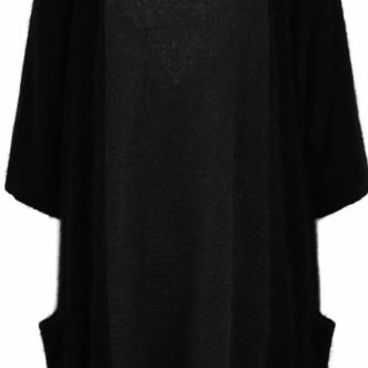 FINE COPENHAGEN YASMIN OVERSIZE CARDIGAN BLACK-0