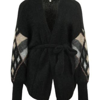 FINE CPH MICCA CARDIGAN BLACK-0