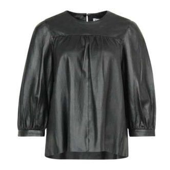 FINE CPH DIANA BLOUSE BLACK-0