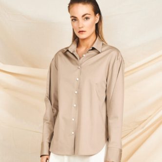 SLEEK ATELIER CARA SHIRT BEIGE-0