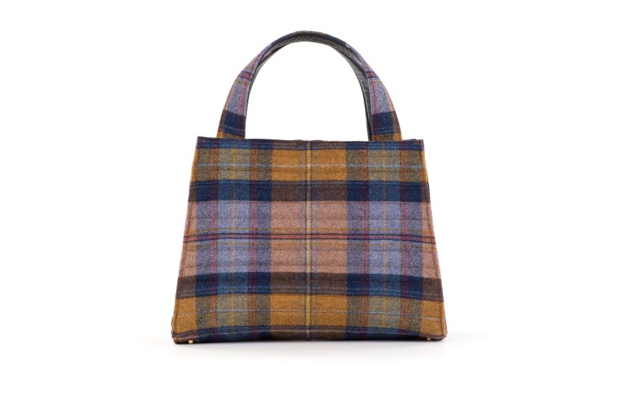 KOORELOO BOOK TOTE PLAID DELTA CAPE WRATH GOLD-5929