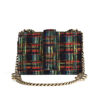 KOORELOO NOTTING HILL TWEED BAG GREEN RED-5970