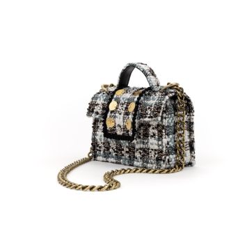 KOORELOO MANHATTAN TWEED PETITE OFF WHITE GREY-6188