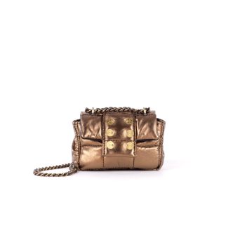 KOORELOO PETITE PILLOW BAG METALLIC LEATHER BRONZE -0