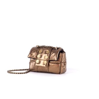 KOORELOO PETITE PILLOW BAG METALLIC LEATHER BRONZE -6169