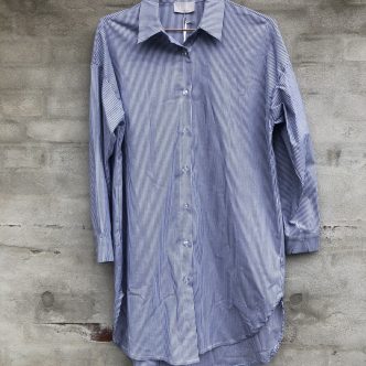 CL IV 19559 BLOUSE BLUE STRIPE-0