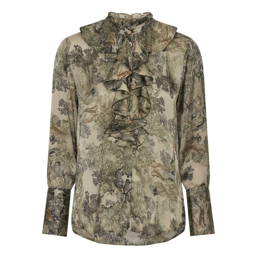 KARMAMIA STELLA SHIRT FAWN FORREST-0