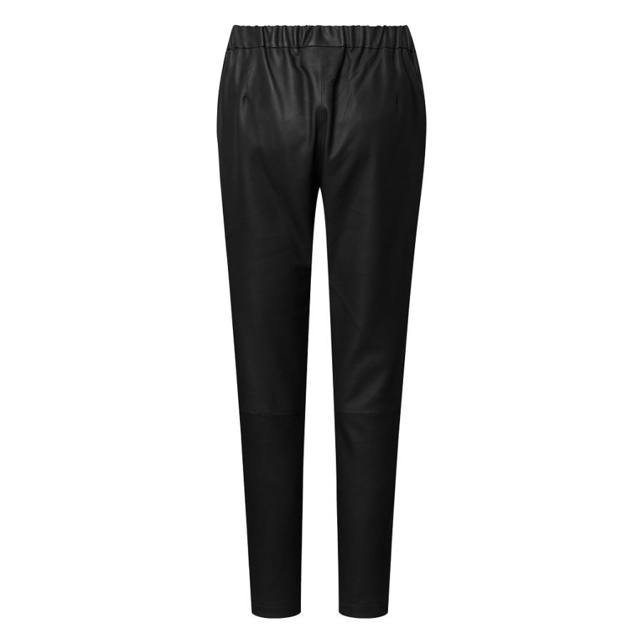 DEPECHE LEATHER PANT BLACK-6297