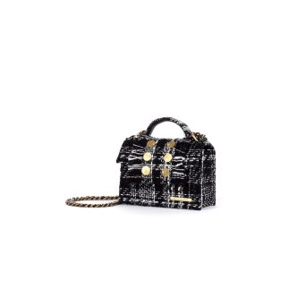 KOORELOO PETITE PLAID WHITE BLACK -6360