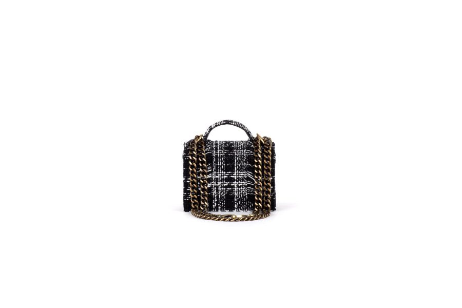 KOORELOO PETITE PLAID WHITE BLACK -6359