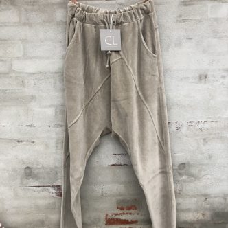 CL IV VELOUR PANTS BEIGE-0