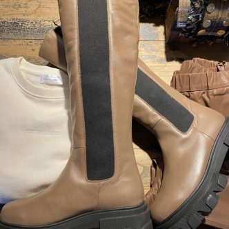 ORIGINAL SIN ISABEL BOOTS DARK BEIGE-0