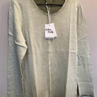COTTON CANDY INA R BLOUSE OLIVE-0