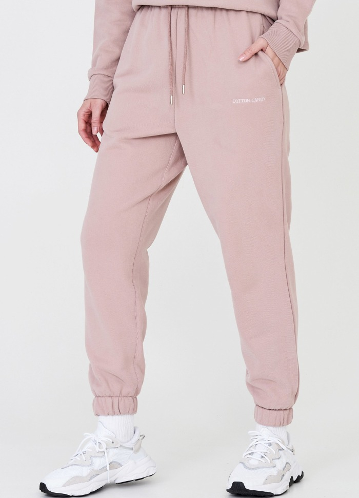 COTTON CANDY JOGGERS PALE ROSE-0