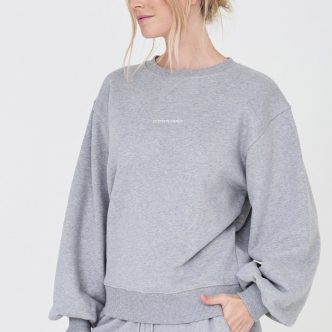 COTTON CANDY SWEATSHIRT GREY MELANGE-0
