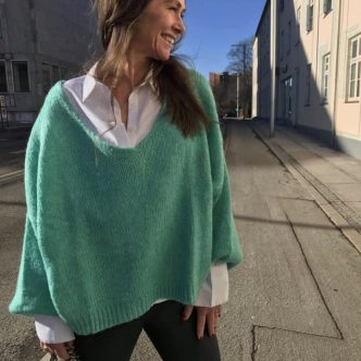 COTTON CANDY NAILAH KNIT NEON MINT-0