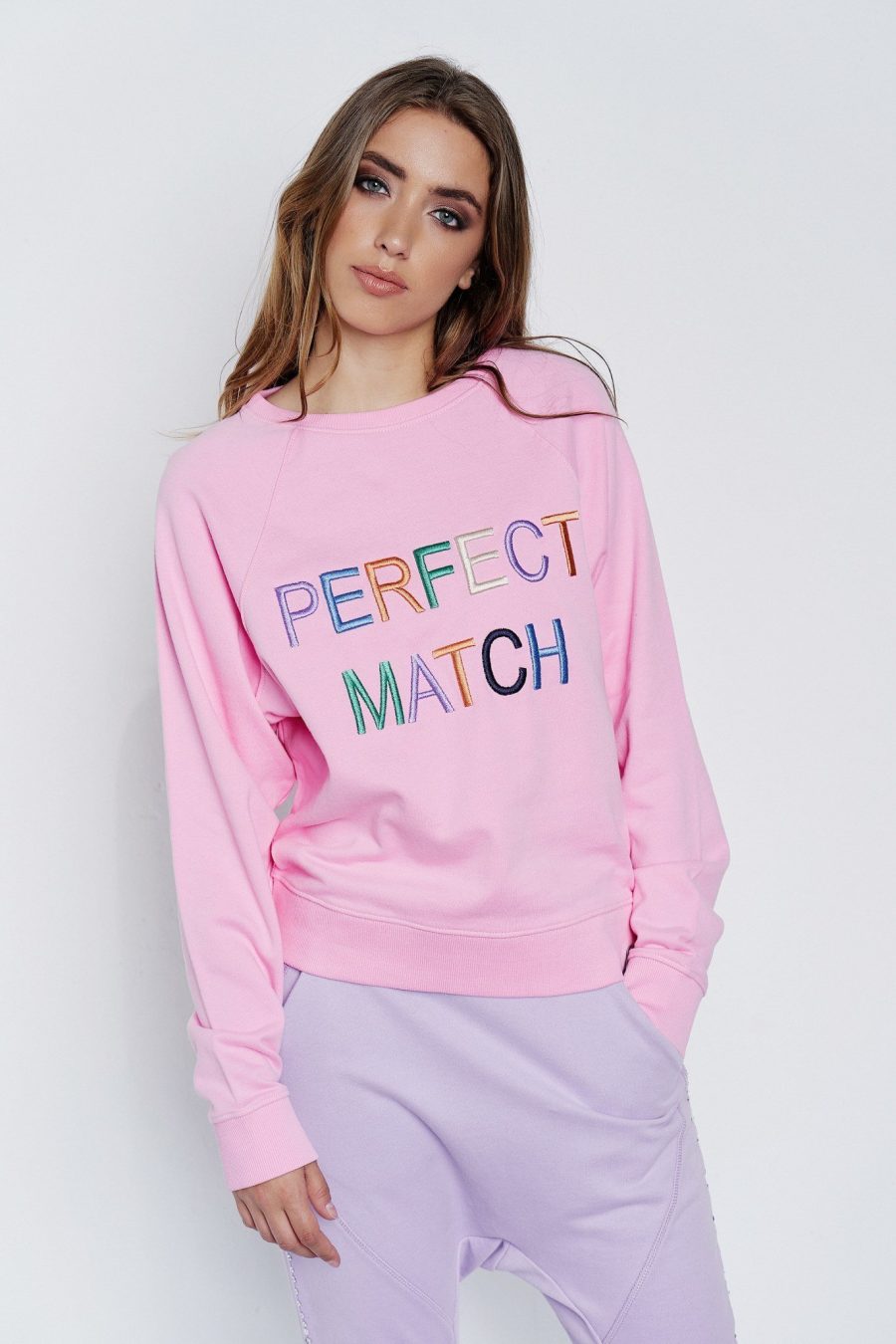 COTTON CANDY HELI SWEATSHIRT HOT PINK-0