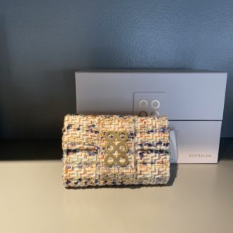 KOORELOO CLUTCH AMALFI IVORY BLUE-0