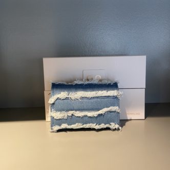 KOORELOO CLUTCH AMALFI DENIM WITH TRIM-7158