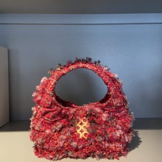 KOORELOO HOBO BAG TWEED CHERRY-0
