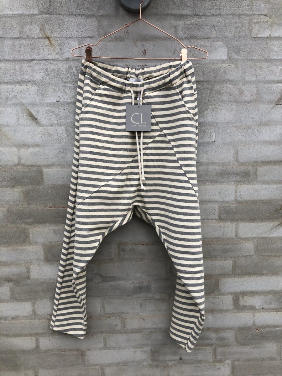 CL IV 51280 STRIPE PANTS GREY-0