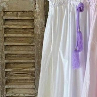 BANDITAS COBALT DRESS WHITE-7646