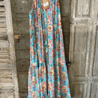 BANDITAS LONDRA DRESS TYRKIS SQULL-0