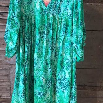 BANDITAS POMPELMO DRESS AQUA-0