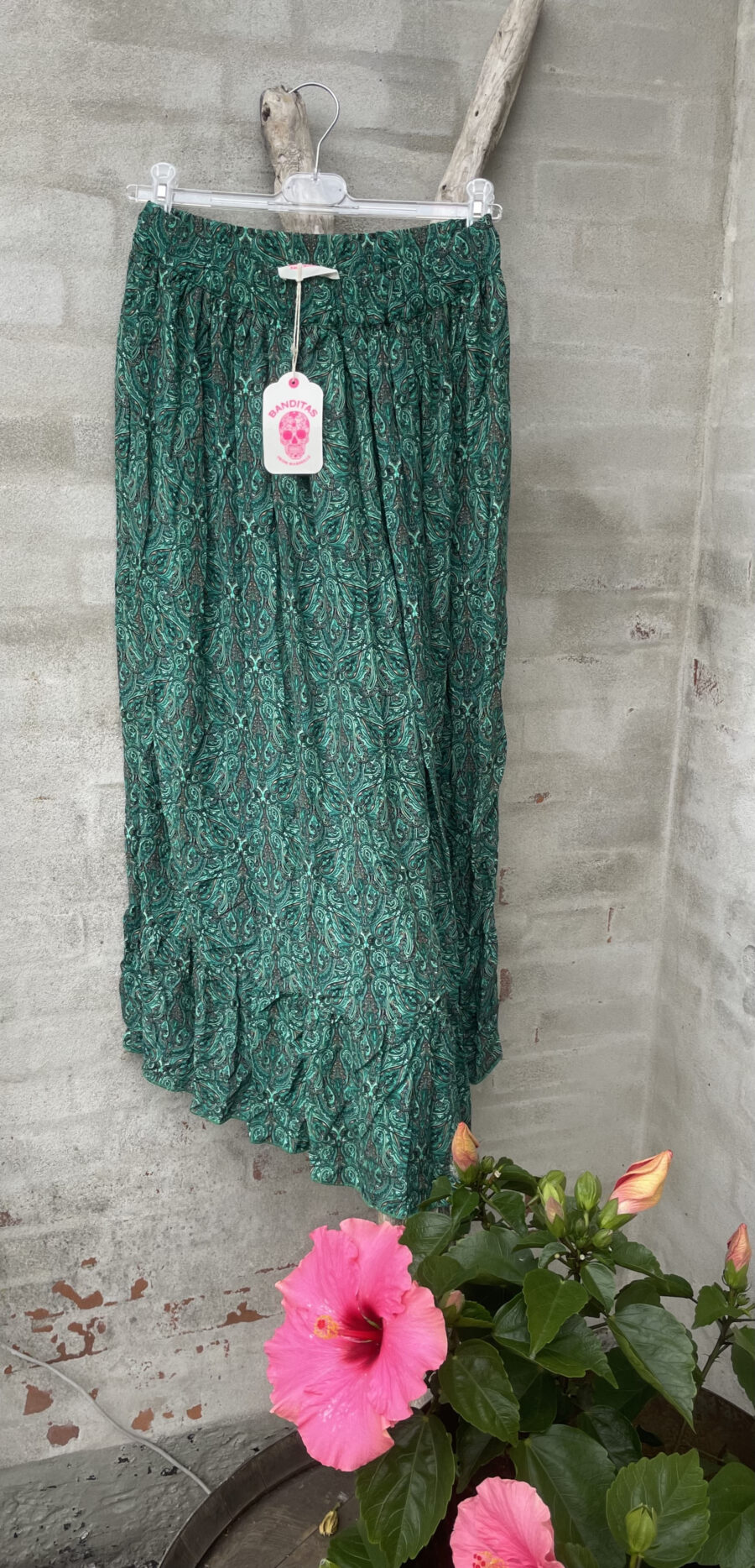 BANDITAS AVANA SKIRT GREEN-0