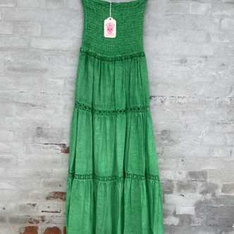 BANDITAS OYESTER DRESS GUCCI GREEN-0