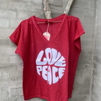 BANDITAS RHINO TEE RED WHITE-0