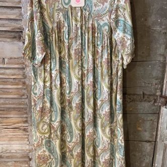 BANDITAS CALENDULA DRESS BEIGE PAISLEY-0