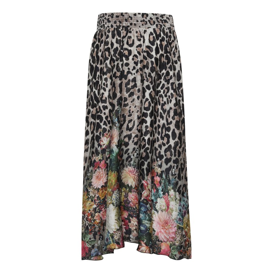 KARMAMIA CASSIE SKIRT LIGHT LEO FLOWER-0