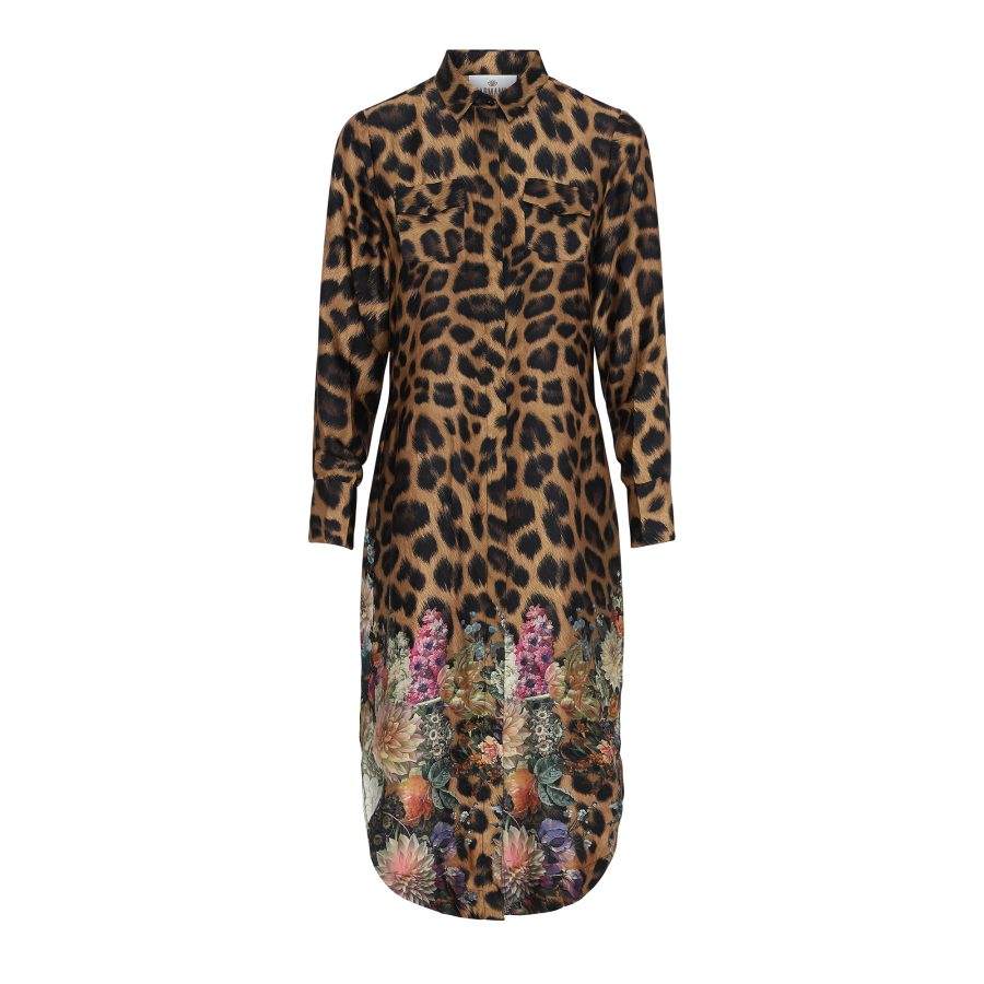 KARMAMIA HARPER DRESS FLOWER LEOPARD-0