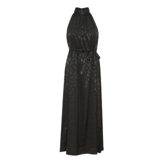 KARMAMIA LAYLA DRESS BLACK LEO JACQUARD-0