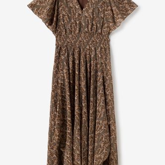 NEKANE RA.RAILA DRESS COCOA-0