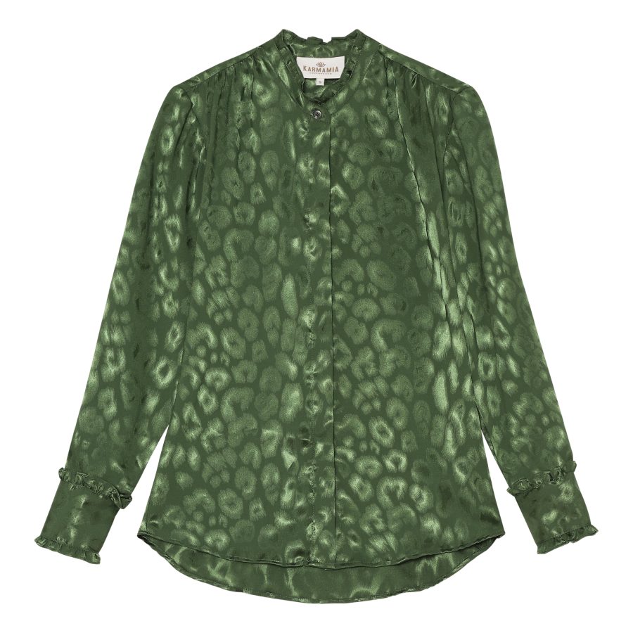 KARMAMIA TRINITY SHIRT CACTUS LEO JACQUARD -0