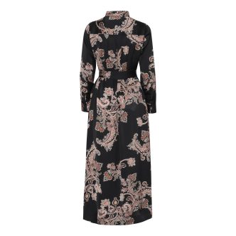 KARMAMIA CARLA DRESS PEARSON PAISLEY BLUSH-8933