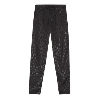 KARMAMIA CORA PANTS BLACK LEO JACQUARD-0