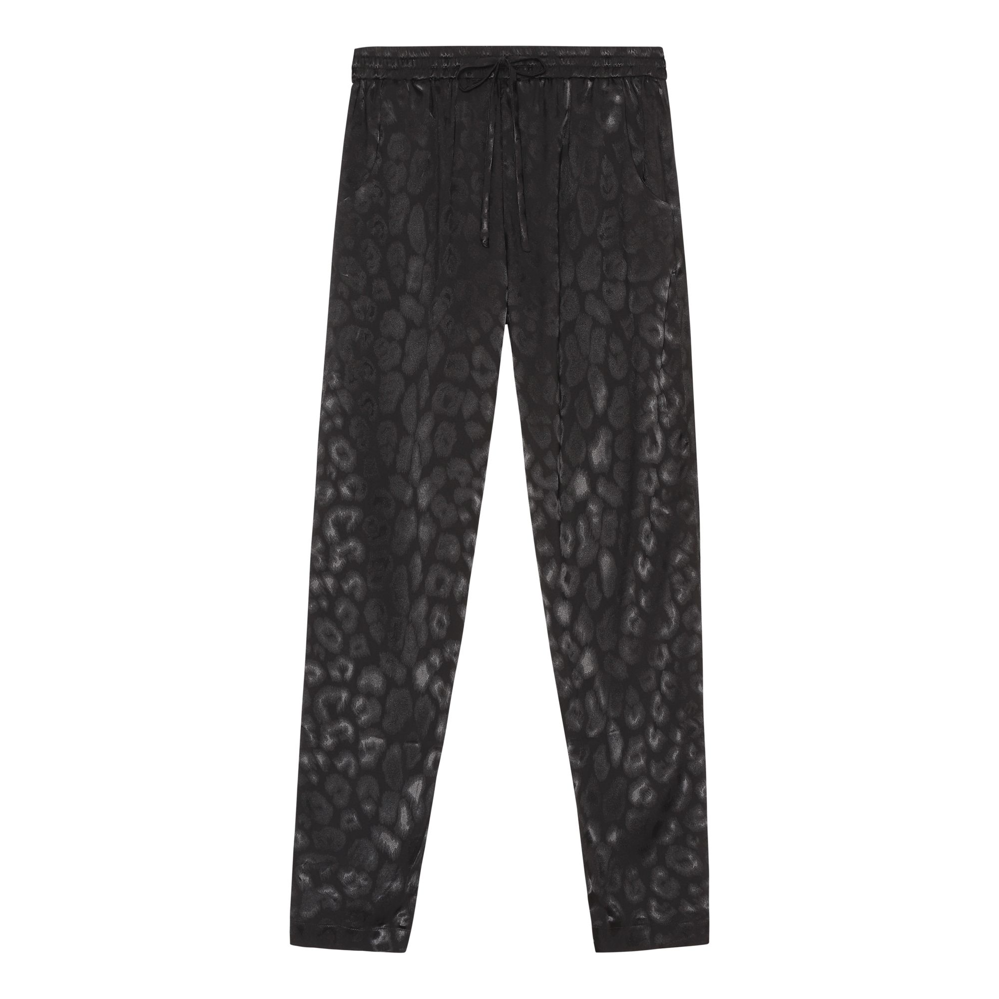 Karmamia cora pants black leo jacquard | KØB HER