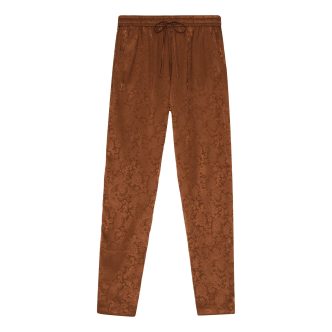 KARMAMIA CORA PANTS RUST PAISLEY JACQUARD-0