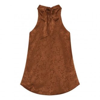 KARMAMIA ELOISE TOP RUST PAISLEY JACQUARD -8990